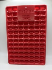 Jell-O Beans Jiggler Easter Jell-O Jellybean Red Mold Tray make 82 Jell-O Shots
