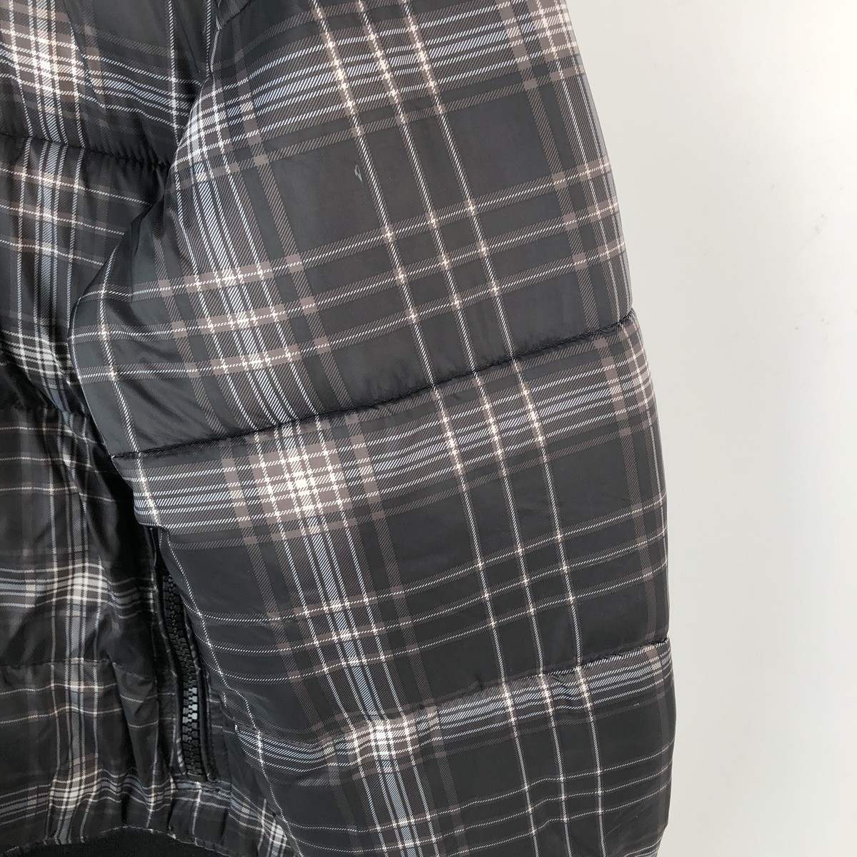 Used GAP Check Pattern Padded Puffer Jacket Men's… - image 8