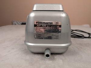 Pondmaster AP 100 Air Pump - Quiet, Efficient Pond & Hydroponic Aerator