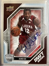 2009-10 Upper Deck Draft Edition Silver Auto 564/999 Alonzo Gee #5 Auto Alabama