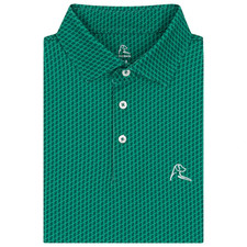 Rhoback Emerald Isle Performance Polo Mens Golf Shirt Stretch Fit