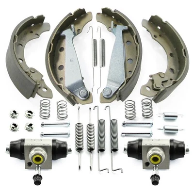 Bremsbacken + 2x Radbremszylinder hinten für Seat Ibiza Mii VW Fox Polo Golf III - Bild 1 von 4