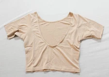 Numi Women's The Crop Lightweight Seamless Undershirt EH6 Almond Size XS NWT