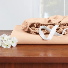 Extra Deep Pocket Fitted Sheet, Soft Microfiber 110 GSM Sheet with Corner Straps