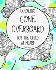 Adult Coloring Book Ocean Mermaid Whale Beach Themed Coloring Gone Overboard