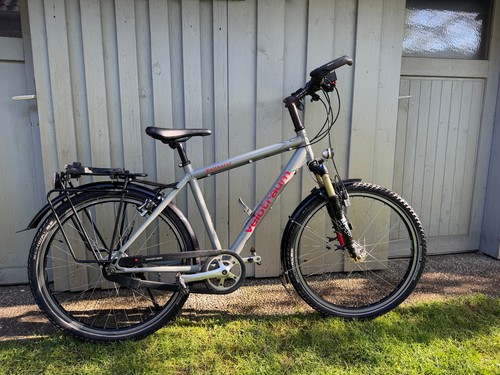 Velotraum Trekkingrad mit Rohloff speedhub 500/14, Magura Federgabel, son edelux