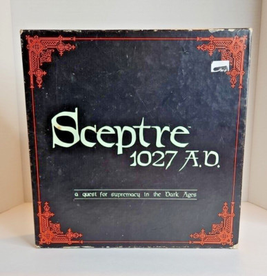 Sceptre 1027 A.D. Chess Variant Board Game 1986 Horizon HG101 Complete