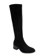 Kenneth Cole Women's Tall Stanford Knee High Stretch Boot Black Size 10 NEW