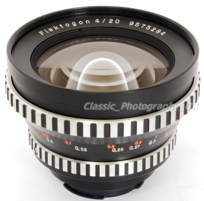 ZEISS FLEKTOGON 4/20mm SUPER-Weitwinkel für EXAKTA 35mm SLR & DIGITAL Kameras