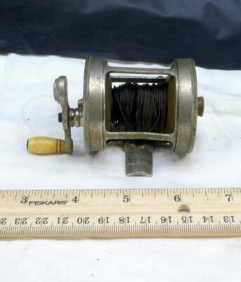 リール ABBEY & IMBRIE TRIPART No.580 Vintage Meisselback 80 Yard Fishing Reel Abbey & Imbrie NY Fish
