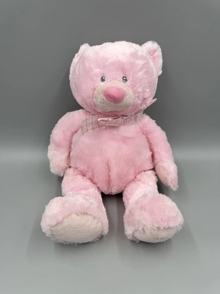 Baby Ganz My First Oso de Peluche Rosa Peluche con Cinta Pajarita 15" Foto 2 de 4