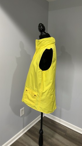 Women’s Chaps reversible vest blue and yellow size small Hooded - Picture 16 of 17