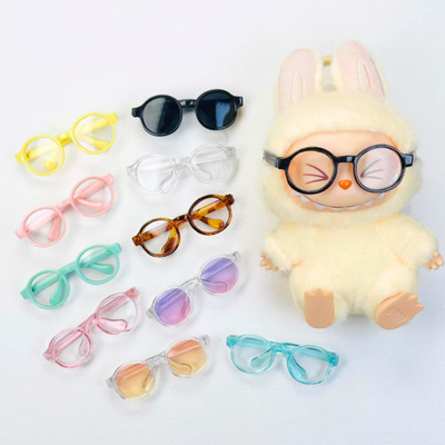Fits 1,2,3 LABUBU Clothes Colorful Sunglasses Macaron Style Sunglasses ONLY