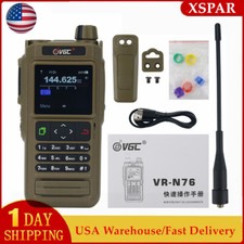Handheld VR-N76 Walkie Talkie UV Dualband IP67 Bluetooth GPS Positioning US 