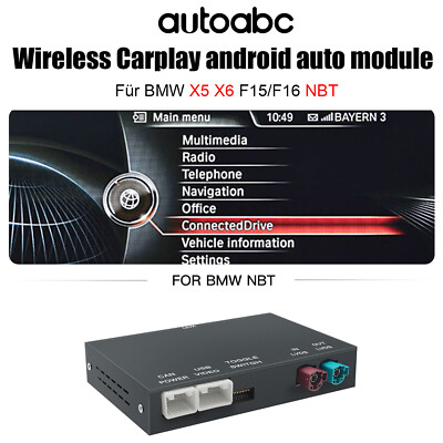 For 2014-2016 BMW X5 X6 F15/F16 NBT Wireless CarPlay Android Auto