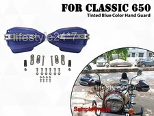 Fit For Royal Enfield Classic 650 TINTED BLUE COLOR HAND GUARD