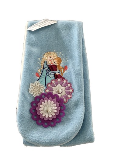Disney Store Frozen Elsa Anna Scarf Hat Gloves Ear Muff's Set Size M/L 7-10 NEW - Picture 2 of 12