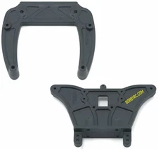 RPM Black Front & Rear Shock Tower For Traxxas 2wd Slash Rustler Stampede