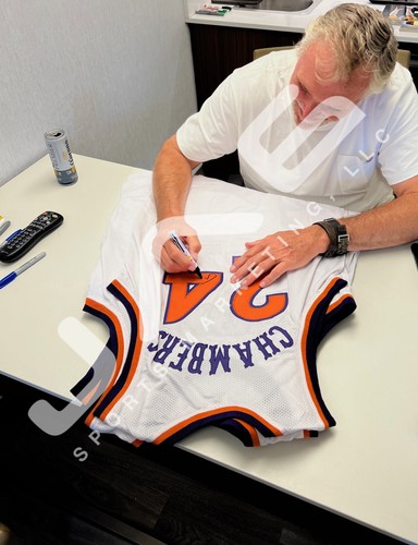 Tom Chambers autographed signed jersey NBA Phoenix Suns PSA COA SuperSonics - Picture 4 of 4