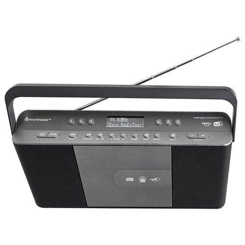soundmaster RCD1870SW CD-Radio DAB+, UKW AUX, CD, DAB+, MP3, UKW Grau, Schwarz - Bild 2 von 4