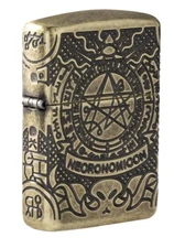 Zippo Windproof Armor Book Of the Dead Occult Lighter, 29561-000024 New In Box