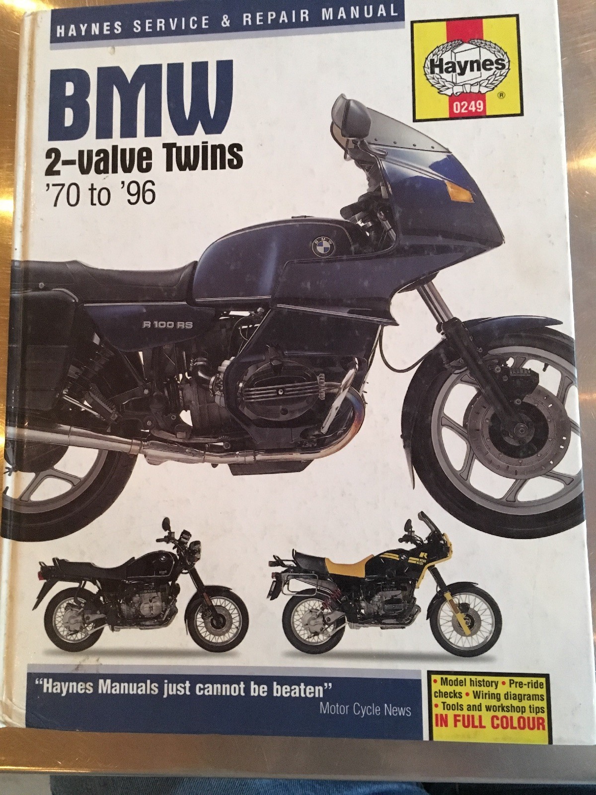 Buy Haynes Repair Manual 2 Valve Twins 249 BMW 2-valve Hm249 online | eBay