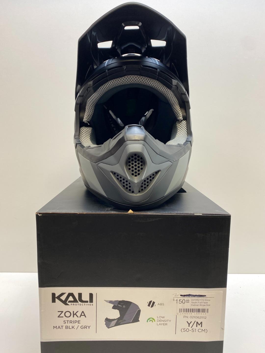 new Kali Protectives ZOKA STRIPE Full FACE Bicycle HELMET Bl