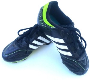 Adidas-Boys-Girls-Pro-Soccer-Baseball-Cleats-Youth-Size-12-Black-Lime-Green