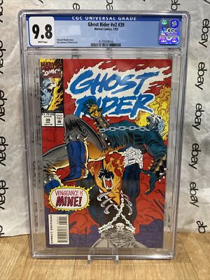 Ghost Rider #39 (1993, Marvel) Cgc 9.8 Vol 2 vs Vengeance! Comic Marvel