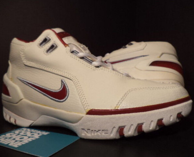 Nike Air Zoom Generation AZG 2004 White Crimson Rare Lebron Sneakers - Size 10 2004 Nike Air Zoom Generation White Crimson LeBron King  main image 2