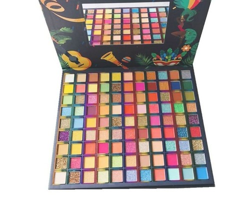 Brazilian Carnival 99 Colors Eyeshadow Palette of high pigmentation - Picture 4 of 4