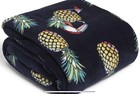 NEW Vera Bradley Soft Plush Throw Blanket 50" x 80" in Toucan Party/Pineapple — photo 2