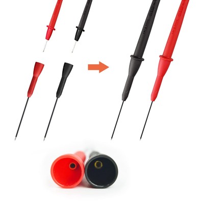 ANCIRS 6-Pack 2mm Needle Test Probes – Precision Probes For Electronics Testing, CAT II 600V/10A