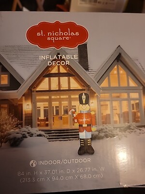 Nut cracker inflatable 84 in H 37.01 D 26.77 in W.sold as is