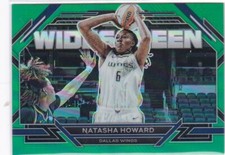 2023 Panini Prizm WNBA widescreen Green Prizm #15 NATASHA HOWARD