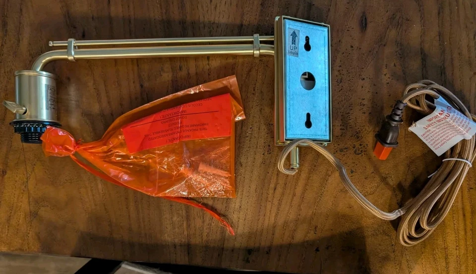 REJUVENATION Rue Swing Arm Sconce-Aged Brass-NEW - Image 4 of 4