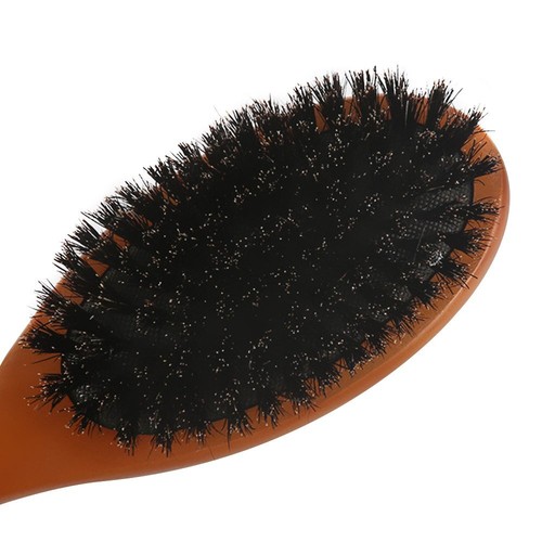 Natural Boar Bristle Hairbrush Massage Comb Anti-static Hair Scalp PaddleBrushUL - Picture 7 of 11
