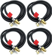 4 x 3m LANGE ZOPF LPG SCHLÄUCHE POL X W20 GASFLASCHE ROHR 3 METER FÜR LP PROPAN