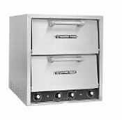 Pizza Oven, Two Door, 4 Decks - Countertop, Brick-Lined Hearth
