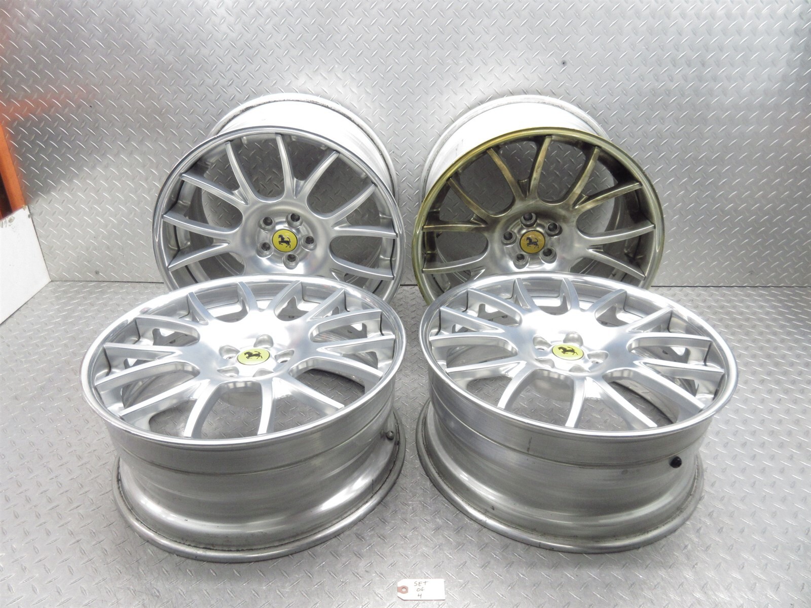 2008 Ferrari F430 Spider Front Rear Wheel Rim Set Of 4 20x8.5 20x13 *READ NOTES*