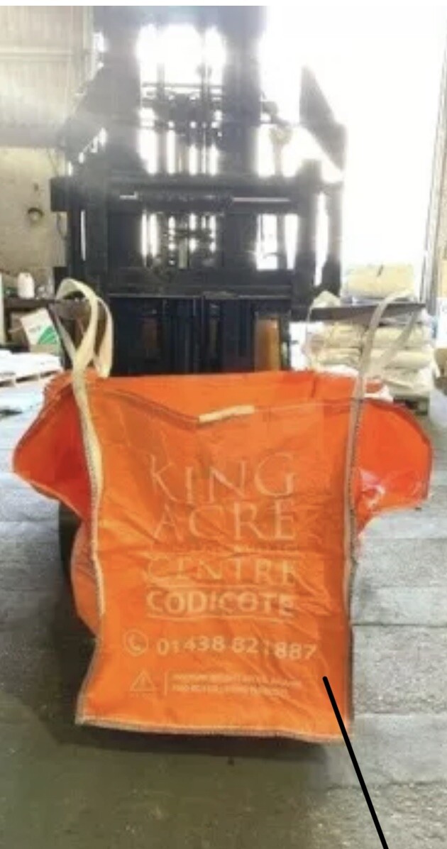 Tunnel Lift Bulk Bags 75x85x95cm Builders Dumpy Bags Tunnel Loop QTY 50