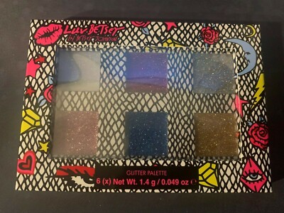 Luv Betsey by Betsey Johnson 6 Shade Glitter Palette New