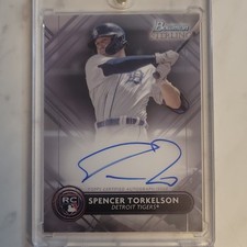 Topps 2022 Bowman Sterling Rookie Autograph Spencer Torkelson #RA-ST Tigers