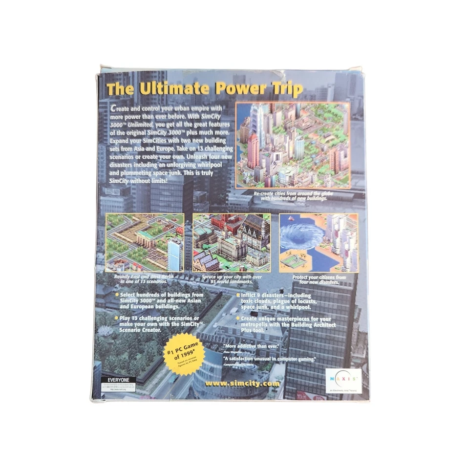 Maxis Computer Game SimCity 3000  - Image 2 of 3