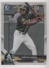 2018 Bowman Draft Chrome Refractor Jameson Hannah #BDC-160 9gy