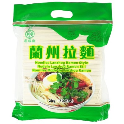 Eaglobe Lanzhou Ramen Style Nudeln 2kg Lanzhou Nudeln für Ramen Suppe