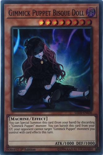 Gimmick Puppet Bisque Doll LED5-EN036 YuGiOh Legendary Duelists: Immortal Destiny card