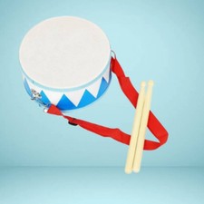 Double-Sided Hand Drum Child-Safe Music Education Teaching Drum Sturdy Design