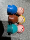 Vintage Lot of 3.. Fisher Price.. Little People.....girls