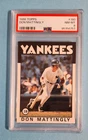 1986 Topps Don Mattingly New York Yankees #180 PSA 8 NM-MT ⚾